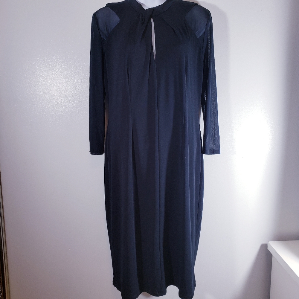 Size L INC International Concepts black dress